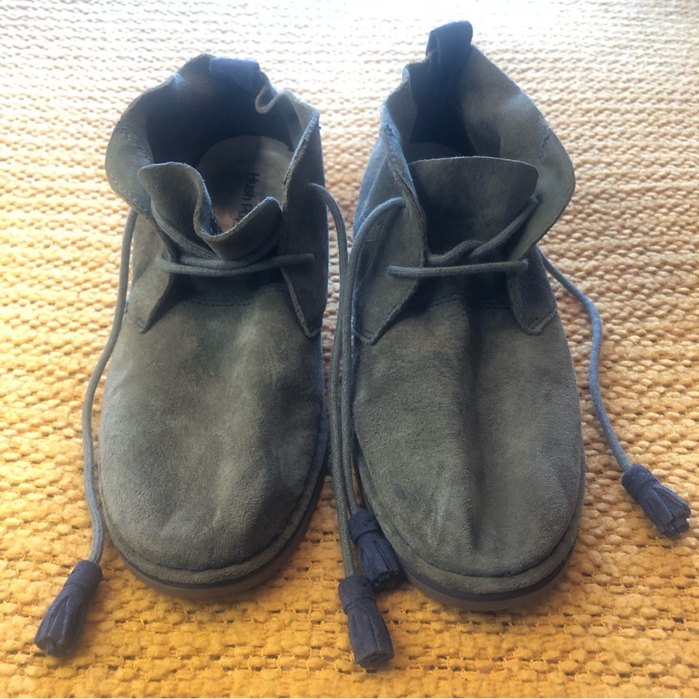 Suede Ankle Chukka Booties by Hush Puppies